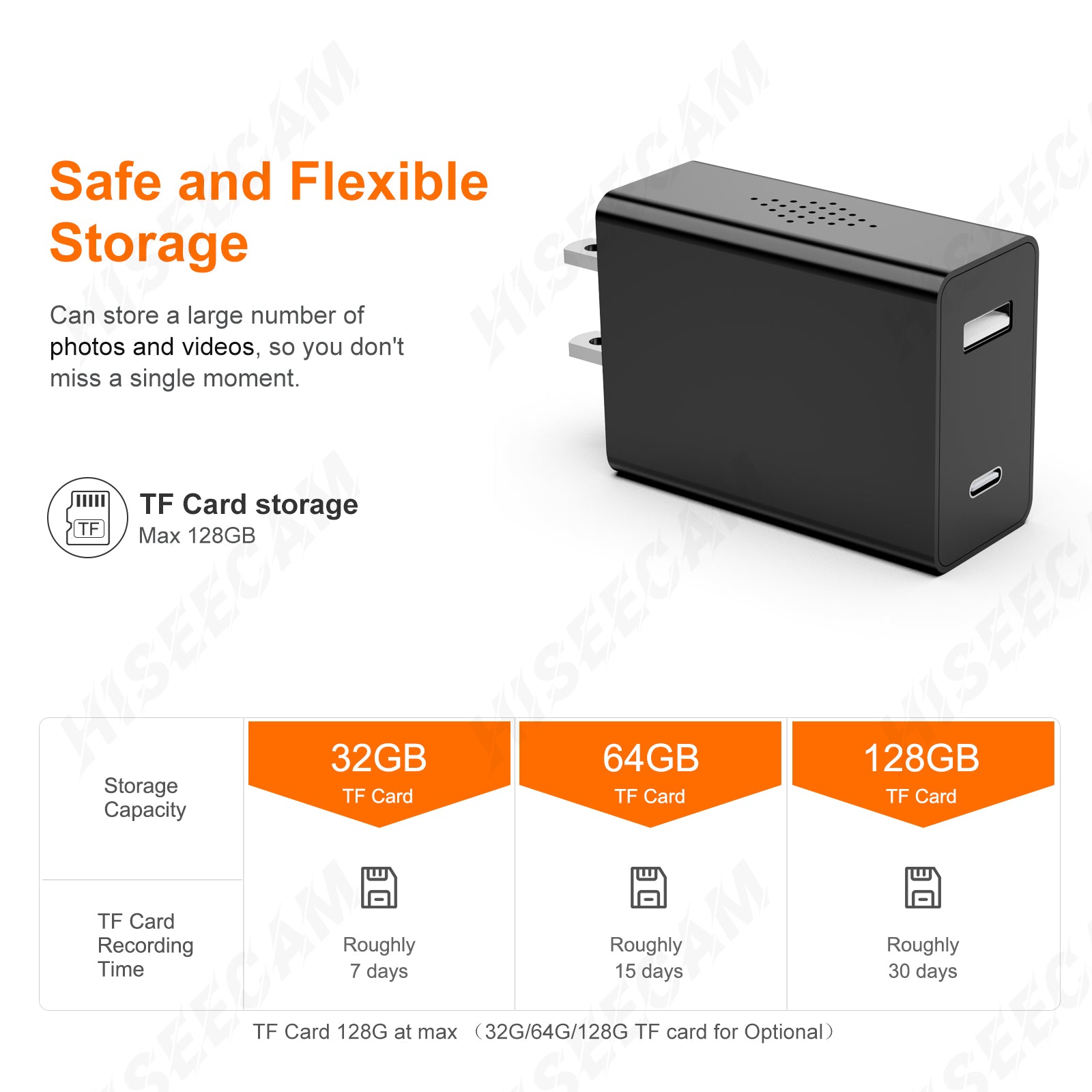 Dual-Function Charger & Hidden Camera