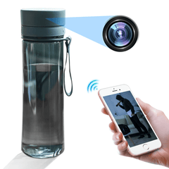 Sports Drinking Water Bottle WiFi Hidden Camera