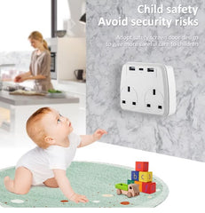 WiFi Hidden Camera UK Wireless Socket with USB Ports