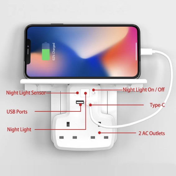 WiFi Wall Socket with Hidden Camera