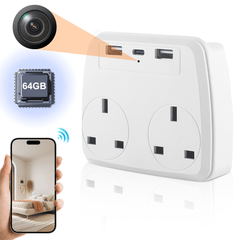 WiFi Hidden Camera UK Wireless Socket with USB Ports