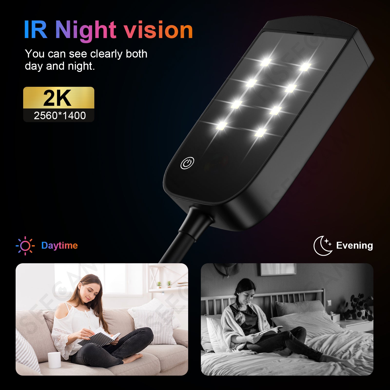 USB Night Light WiFi Hidden Camera - HiSeeCam