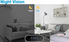 Oval Shape Clock WiFi Hidden Camera