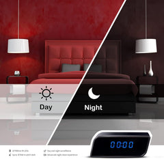 Diamond Shape Alarm Clock WiFi Hidden Camera