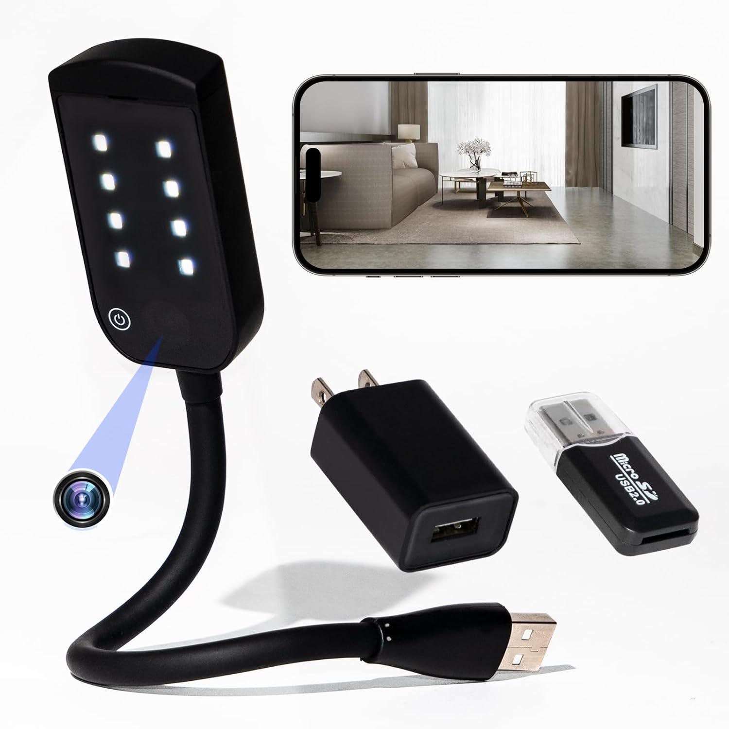 USB Night Light WiFi Hidden Camera