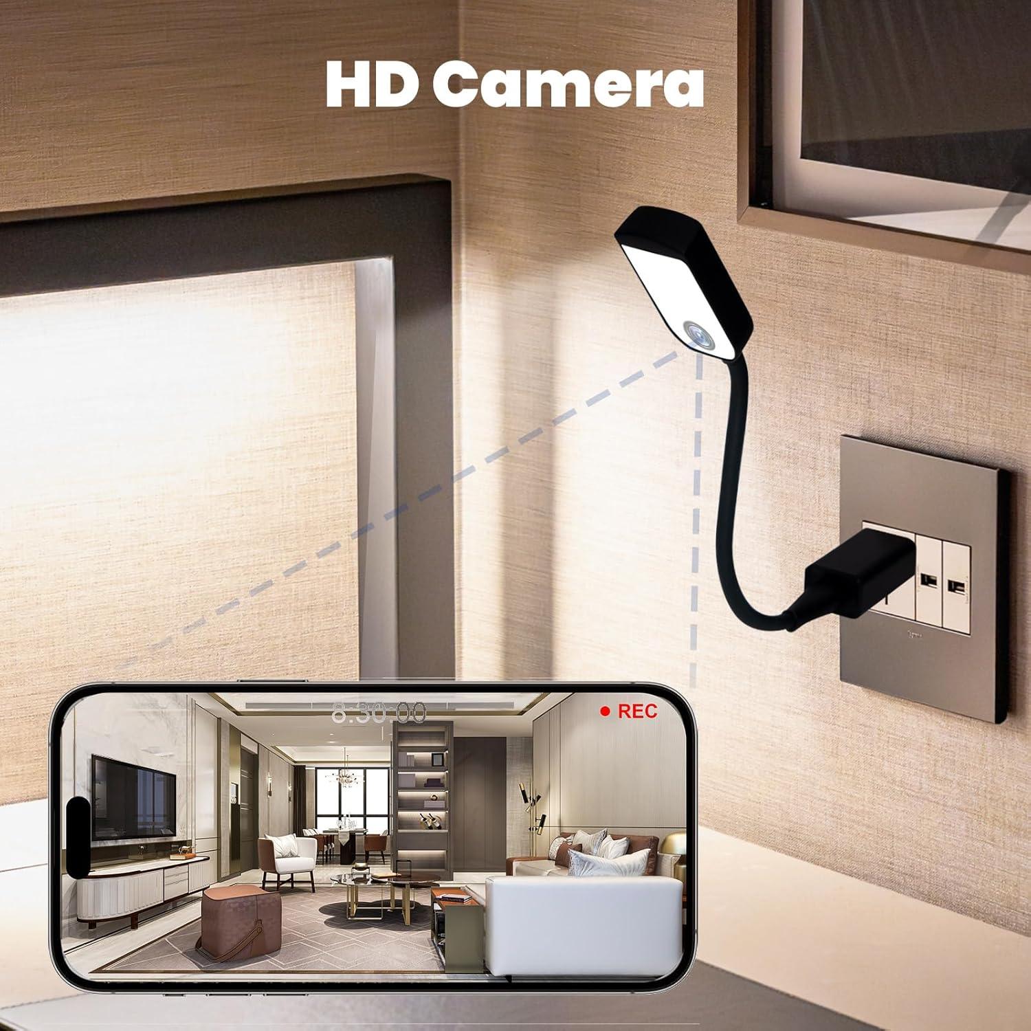 USB Night Light WiFi Hidden Camera