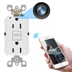 GFCI Outlet WiFi Hidden Camera