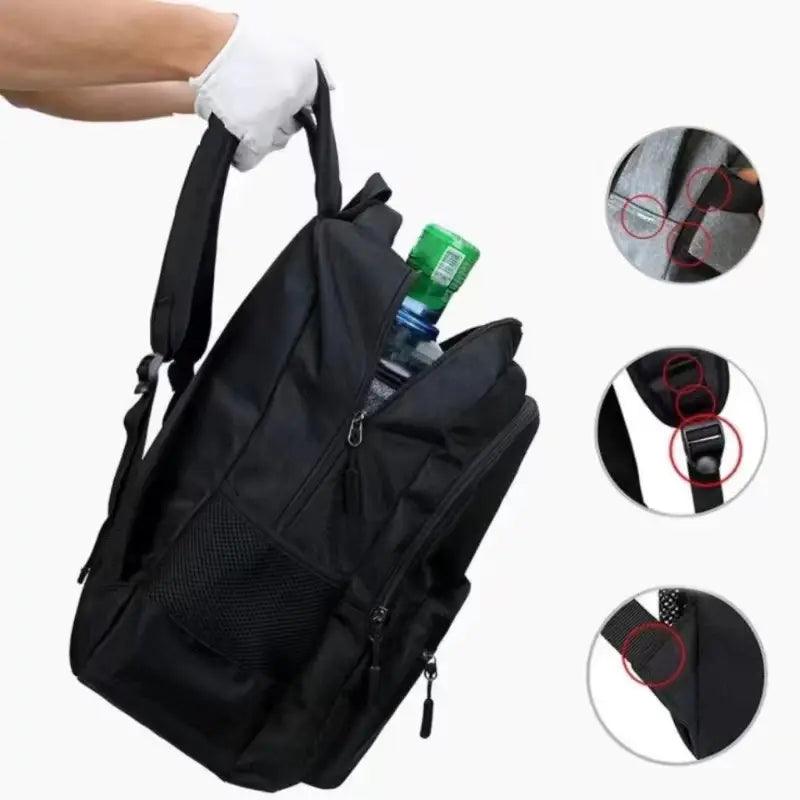 Waterproof Large Capacity Backpack WiFi Hidden Camera