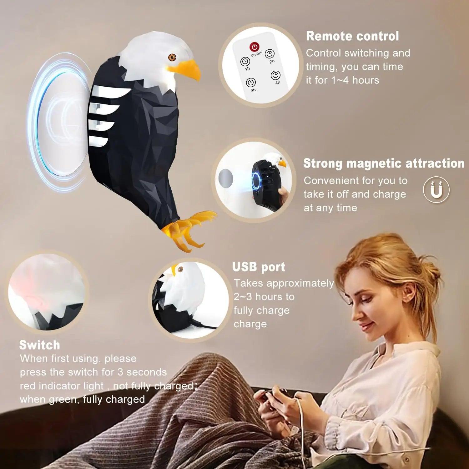 Eagle Wall Lamp WiFi Hidden Camera