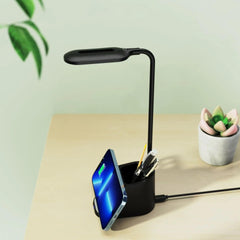 WiFi Hidden Camera Wireless Charging Desk Lamp