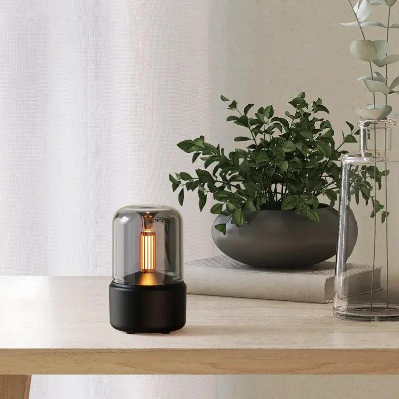 WiFi Hidden Camera Candlelight Aroma Diffuser