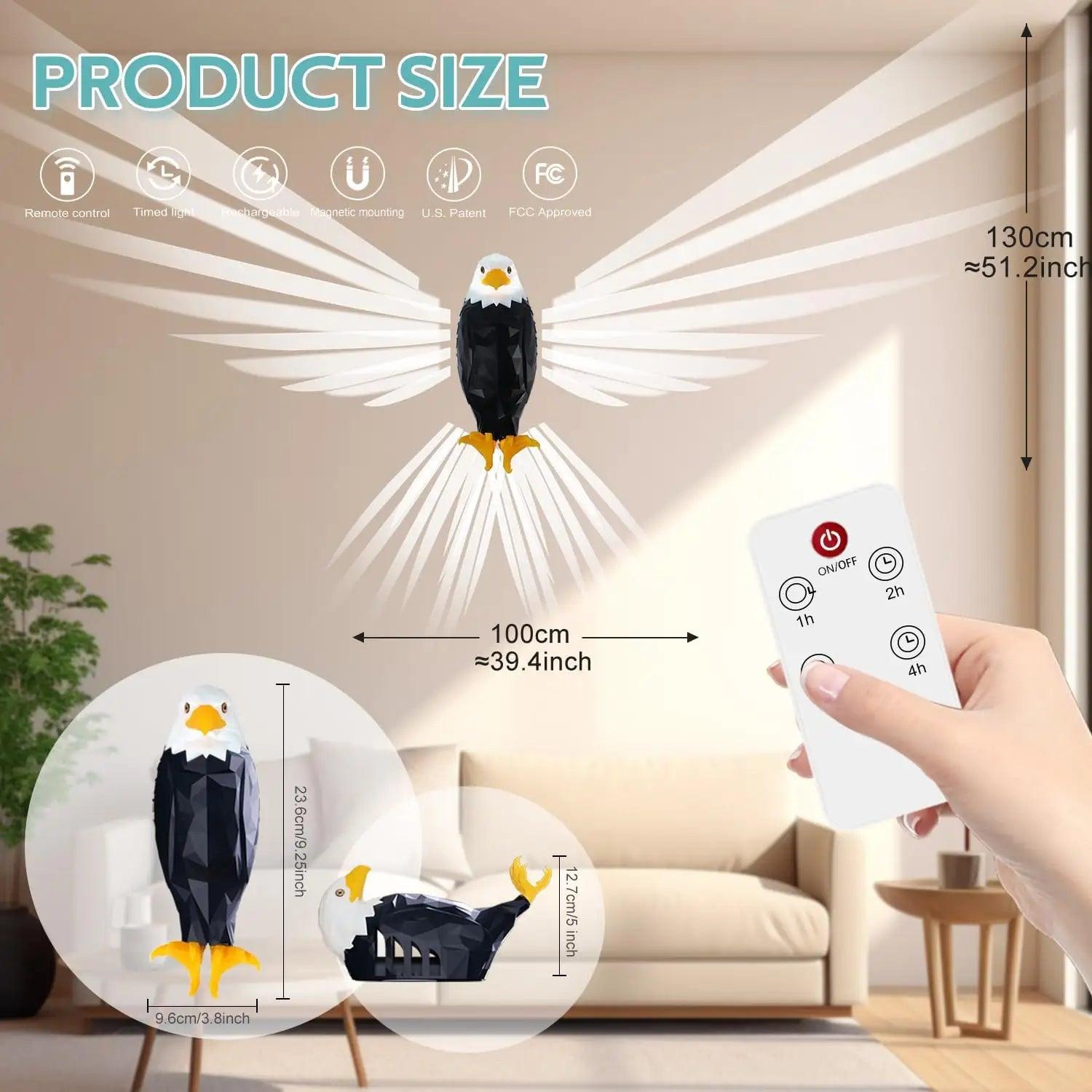 Eagle Wall Lamp WiFi Hidden Camera