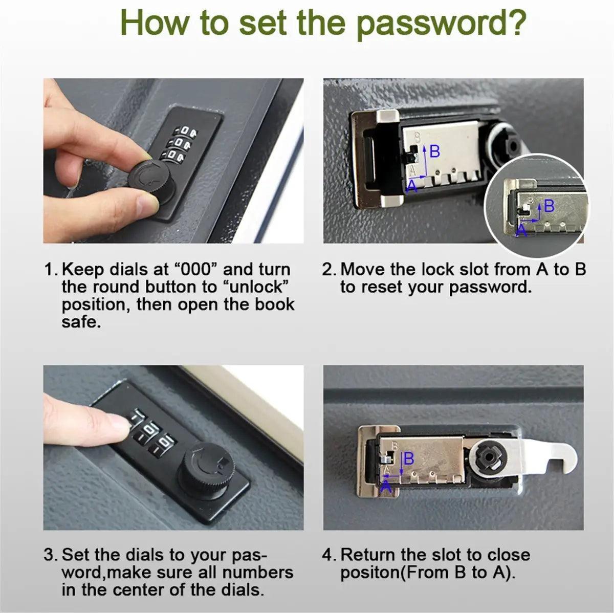 WiFi Hidden Camera in Book-Style Safe