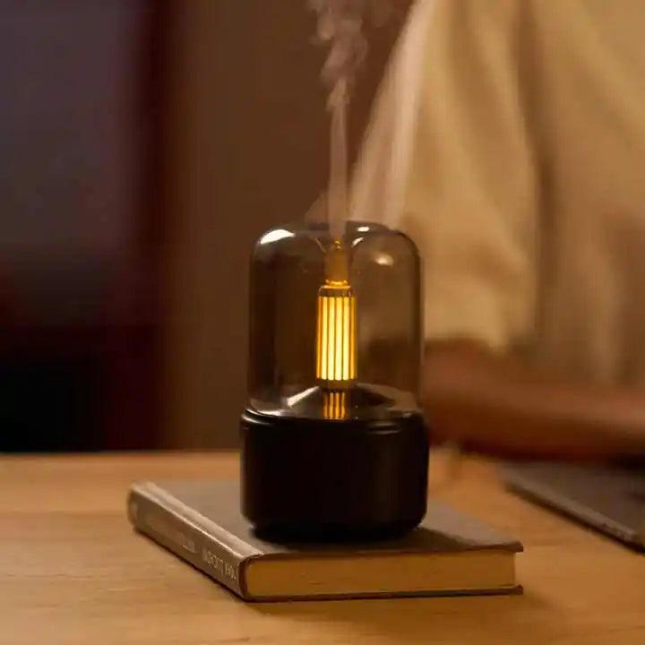 WiFi Hidden Camera Candlelight Aroma Diffuser