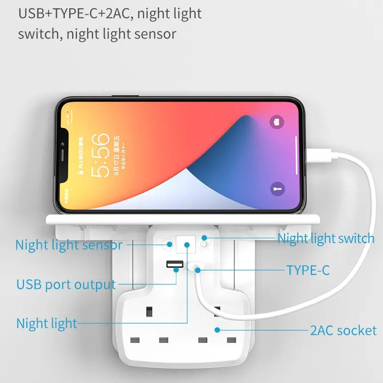 WiFi Wall Socket with Hidden Camera