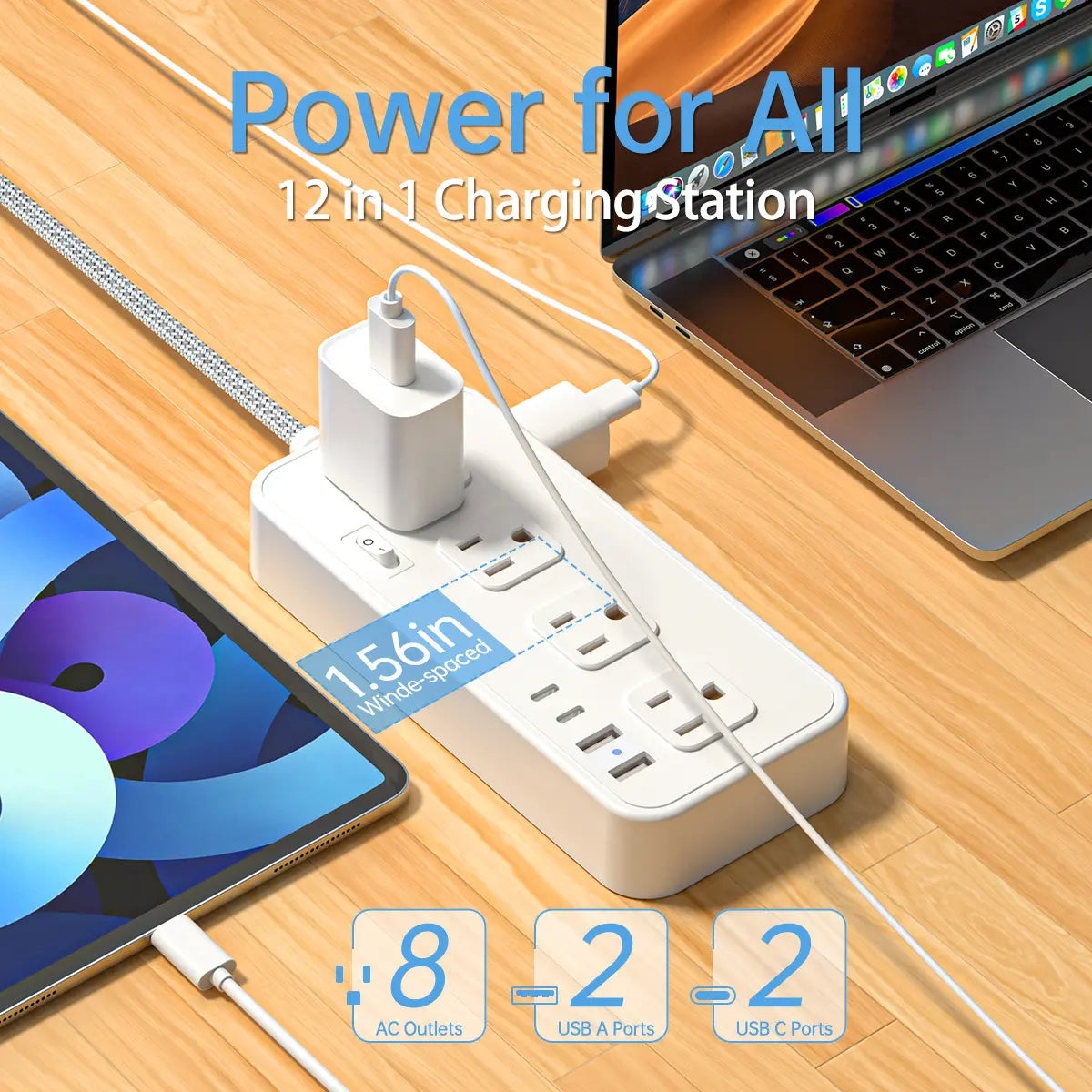 WiFi Hidden Camera Power Strip (US Standard)