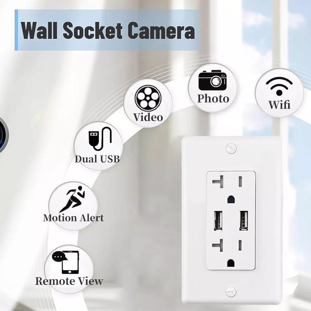 WiFi IP Wall Outlet Camera