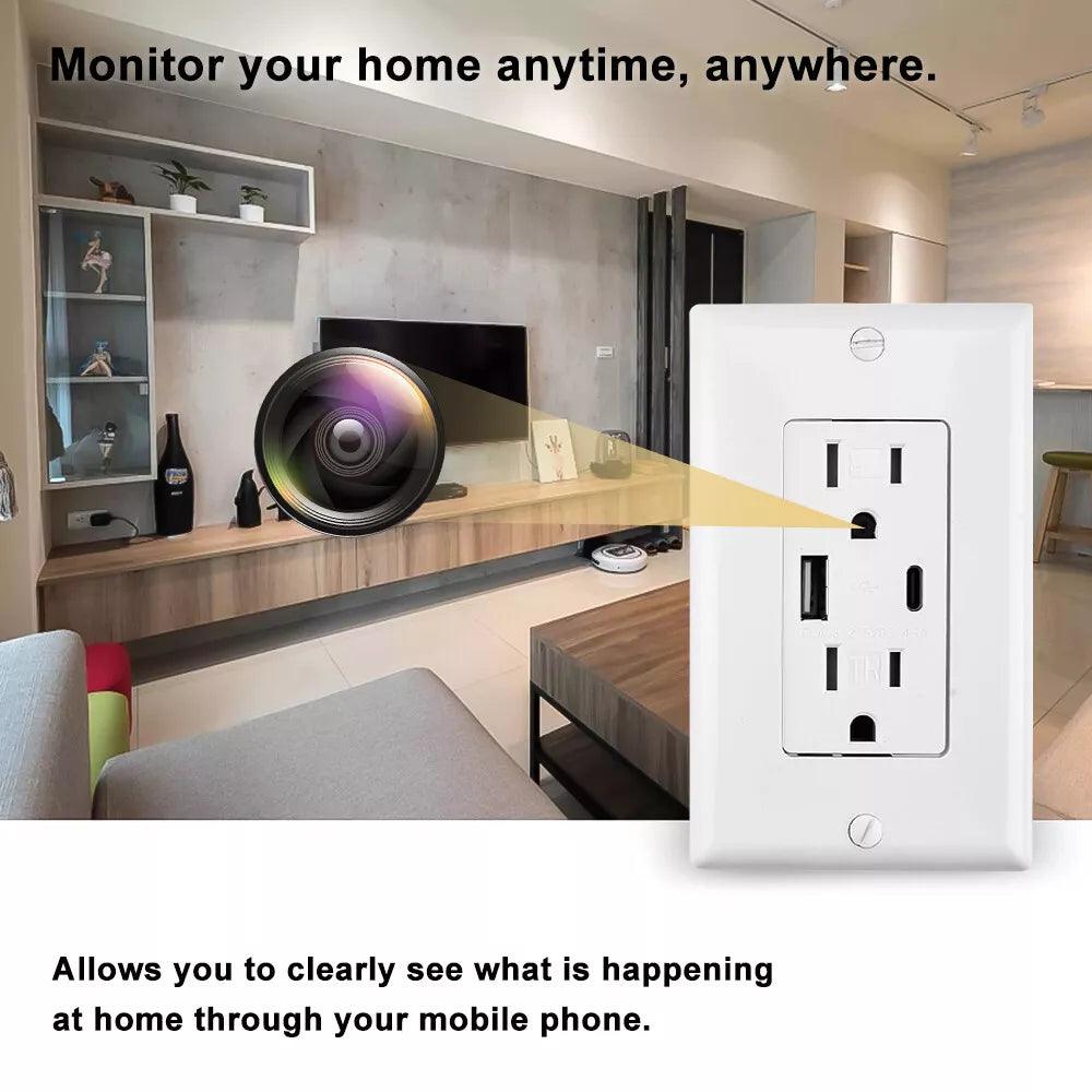 WiFi IP Wall Outlet Camera