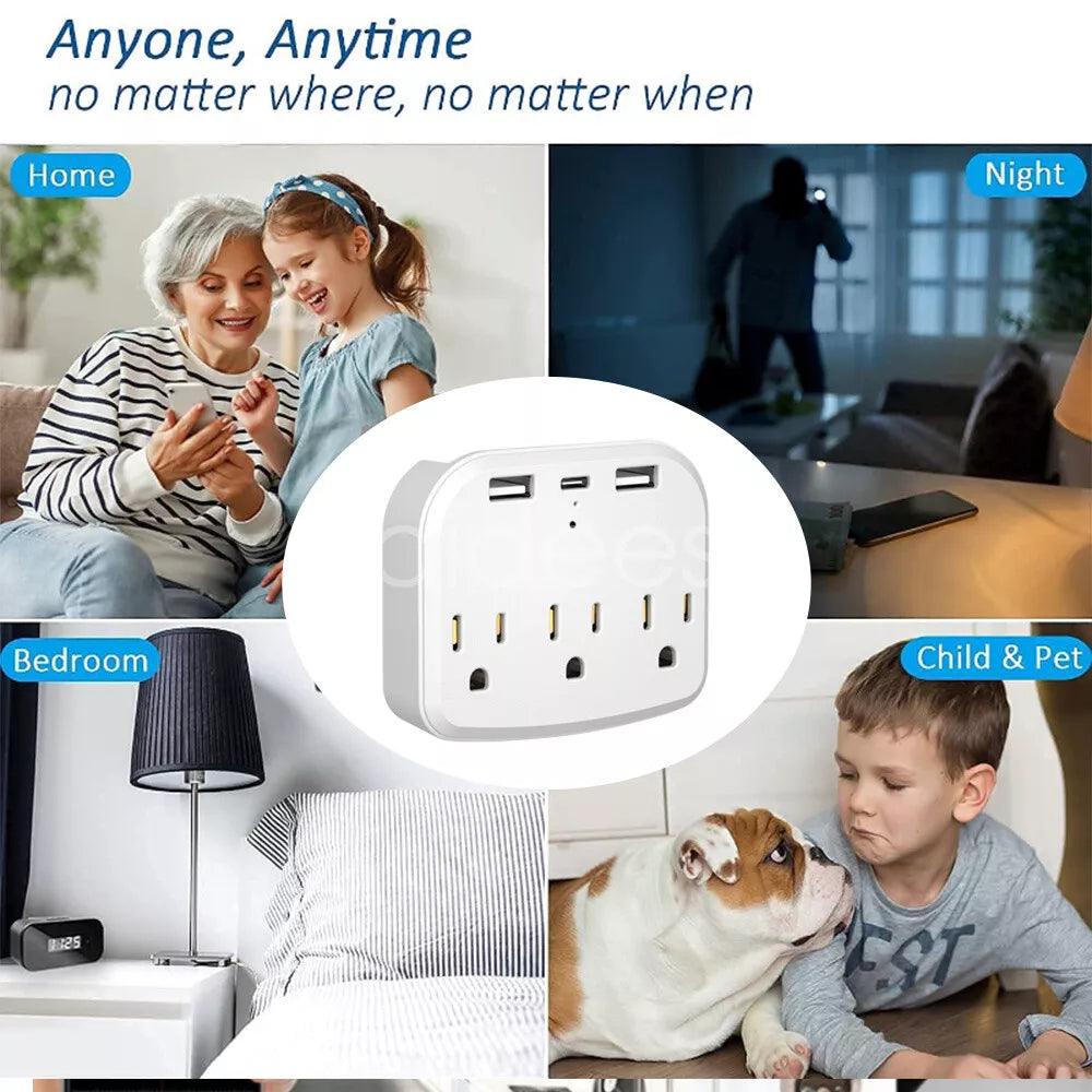 Multifunctional Socket WiFi Hidden Camera