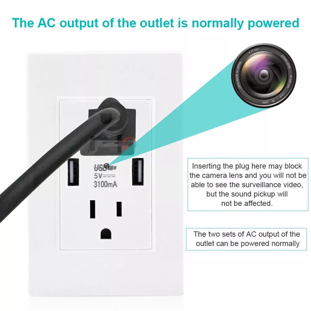 WiFi IP Wall Outlet Camera