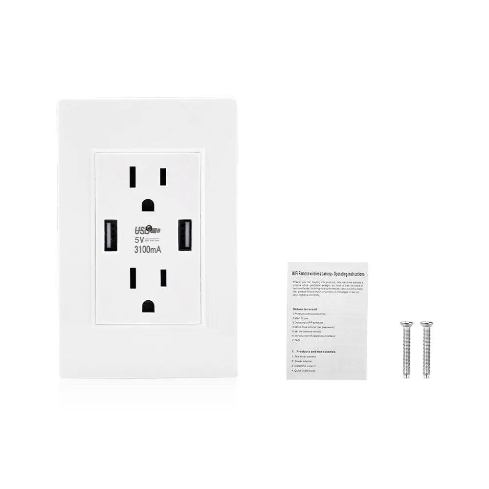 WiFi IP Wall Outlet Camera