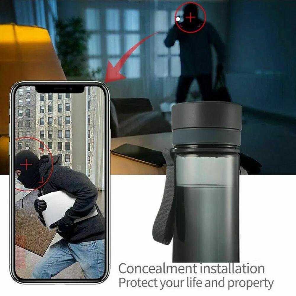 Sports Drinking Water Bottle WiFi Hidden Camera