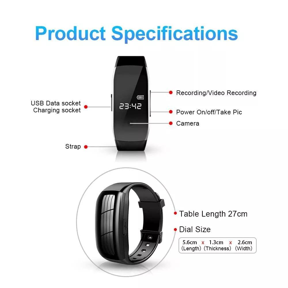 Smart Voice-Control Spy Watch with Hidden Camera - HiSeeCam