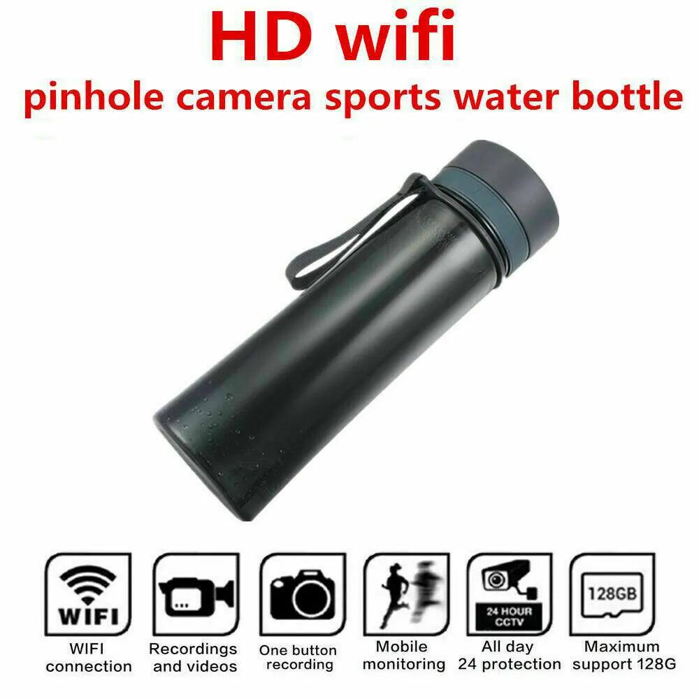 Sports Drinking Water Bottle WiFi Hidden Camera