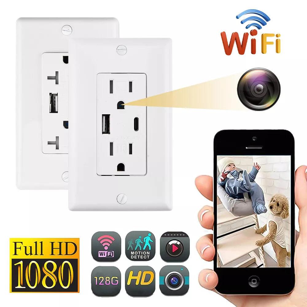 WiFi IP Wall Outlet Camera