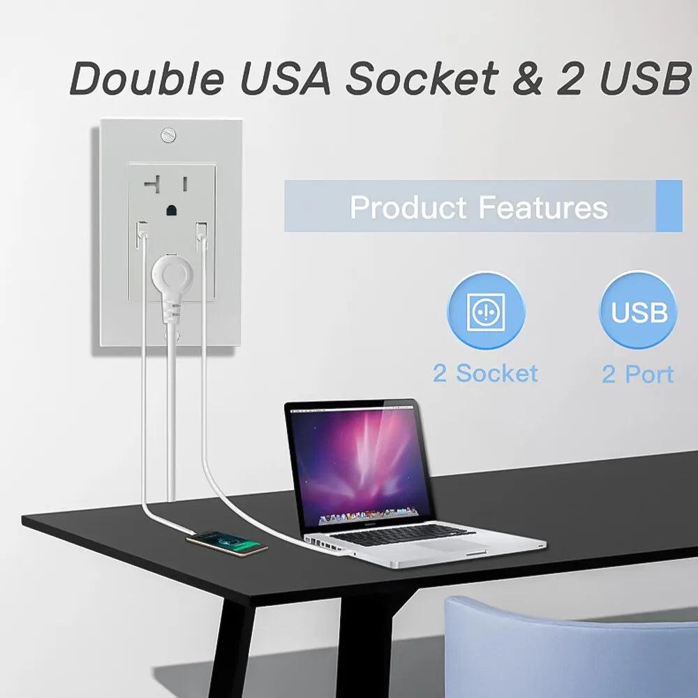 WiFi IP Wall Outlet Camera